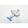 Swagelok Isolation Block and Bleed 1/2In X 3/4In Npt Stainless 6000Psi Needle Valve SS-V2NBM12-F8-SG11486